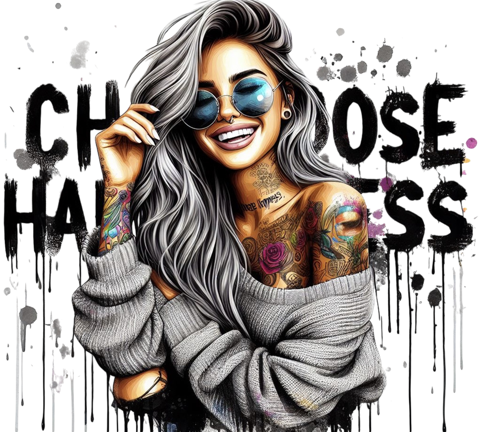 Motiv " Tatoo Girl ! " ArtNr.: DGK